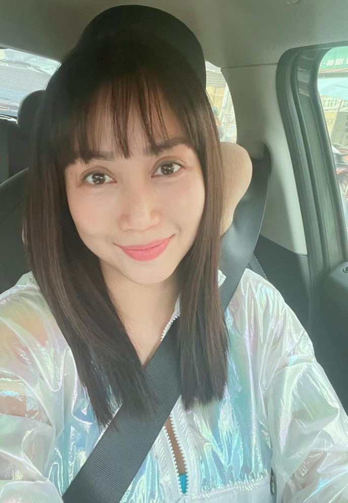 Sao Việt Ốc Thanh Vân trông lạ lẫm với kiểu tóc mới.