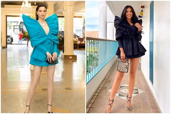 br/> Việc các sao Việt đụng độ nhau trong ăn mặc không phải chuyện lạ nhưng luôn tạo nên những màn so kè hấp dẫn và được nhiều người quan tâm. Mới đây, netizen còn thích thú phát hiện thêm một pha "đụng hàng" khét lẹt đến từ nàng Hậu đang chinh chiến tại Israel - Kim Duyên và mẹ 3 con đình đám nhất nhì Vbiz - Hồ Ngọc Hà.