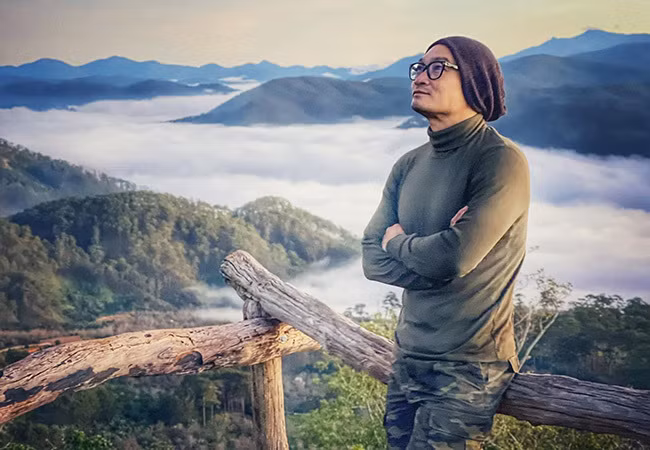 Trương Minh Quốc Thái mong được đi phượt, khám phá thiên nhiên những ngày cuối năm.