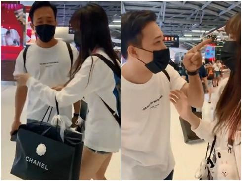 Cả hai vợ chồng đi du lịch đầu năm ở Thái Lan và Trấn Thành lại chi ra khoảng 10.000 USD để mua 2 chiếc túi hiệu tặng vợ dịp lễ tình nhân.