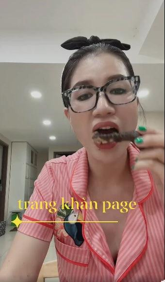 Nguyên nhân khiến Trang Trần bị gãy răng là gặm chân gà.