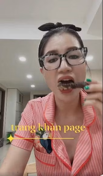 Nguyên nhân khiến Trang Trần bị gãy răng là gặm chân gà.