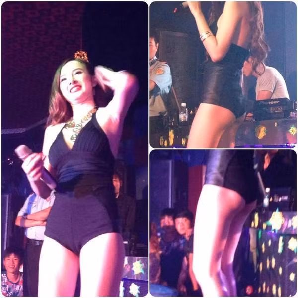 Vô số lần cô làm khán giả đỏ mặt vì ăn mặc táo bạo. Chiếc quần "mất nết" lộ tới nửa vòng 3 này là 1 trong số đó.