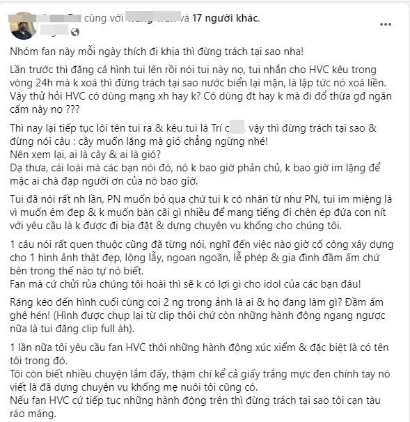 Cộng sự Phi Nhung tung ảnh gia đình Hồ Văn Cường lục đục? - Hình 6 Cong su Phi Nhung tung anh gia dinh Ho Van Cuong luc duc?-Hinh-6