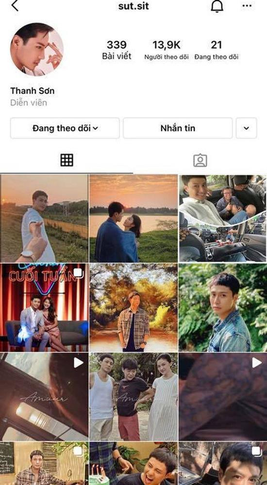 goài hint đồ đôi, Khả Ngân còn là cô gái duy nhất Thanh Sơn theo dõi trên mạng xã hội.