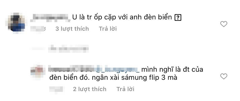 Các fan liên tục gọi tên Thanh Sơn và còn nhận ra chiếc điện thoại Khả Ngân cầm khi selfie trong nhà vệ sinh phòng ngủ có ốp y hệt điện thoại của Thanh Sơn. Trong khi trước đó, được biết cô dùng một dòng máy điện thoại khác.