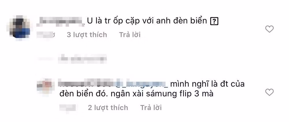 Các fan liên tục gọi tên Thanh Sơn và còn nhận ra chiếc điện thoại Khả Ngân cầm khi selfie trong nhà vệ sinh phòng ngủ có ốp y hệt điện thoại của Thanh Sơn. Trong khi trước đó, được biết cô dùng một dòng máy điện thoại khác.