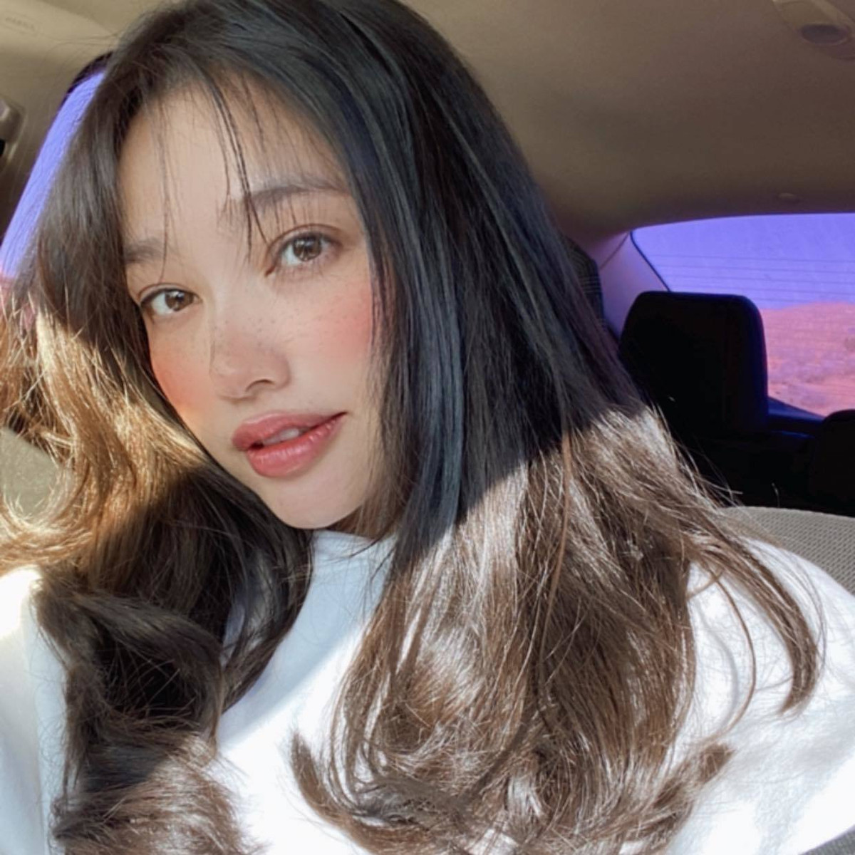 Sao Việt Trương Tri Trúc Diễm khoe tóc mới.