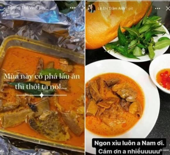 Ăn cùng một món ăn ở cùng thời điểm nữa nè.