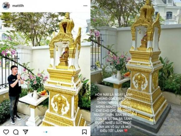 Sáng 29/11 vừa qua, Hương Giang và Matt Liu cùng đăng tải khoảnh khắc check-in tại căn biệt thự hơn 30 tỷ bên tượng Phật theo phong cách Thái Lan trong căn biệt thự sang trọng. Nàng Hậu còn dùng từ "chúng con" như một động thái xác nhận việc ở chung nhà.