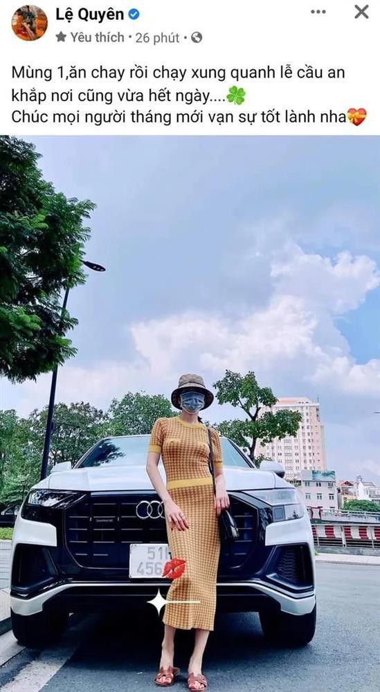 Le Quyen gay lu vi chiec vay nhu phoi bay diem nhay cam