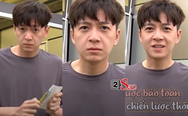 Suýt không nhận ra Ngô Kiến Huy với gương mặt lúc sáng sớm ngủ dậy. Có vẻ như nam ca sĩ đã có một đêm không thực sự ngon giấc, đôi mắt như muốn sụp xuống.