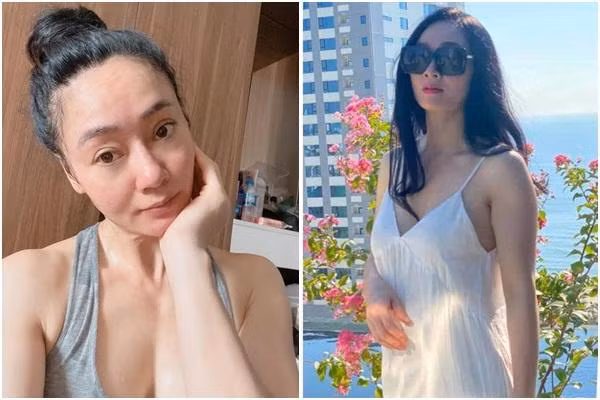 Đặc biệt áo hai dây, ba lỗ rất được nữ diễn viên ưa thích.