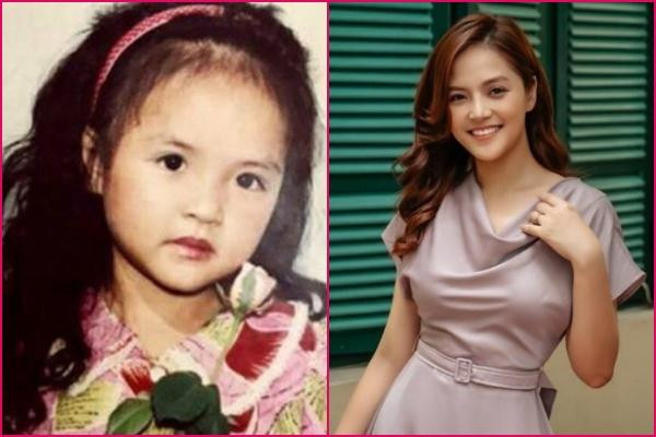 Thu Quỳnh điệu đà từ bé.