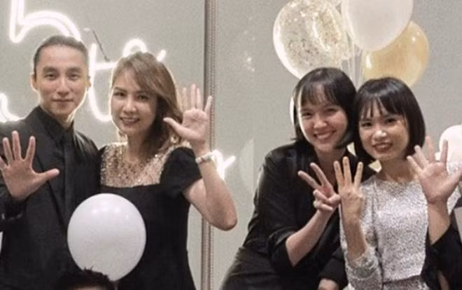 Mật độ tóc trở nên lưa thưa thấy rõ, đỉnh đầu còn lộ cả mảng trắng giống như bị hói. Vì vậy, Hải Tú đã không thể che giấu chiếc sân bay khủng bố khổng lồ của mình trước con mắt netizen.