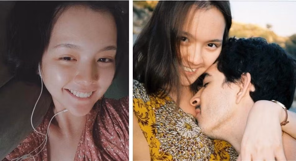 Chẳng kém cạnh đàn chị, Hải Tú cũng sở hữu vầng trán "một hai nghiêng nước nghiêng thành" mà ít người hay biết. Thời mà cô chưa áp dụng chiến thuật để mái, toàn bộ vùng sân bay thênh thang được dịp lộ thiên, khiến ai nấy không khỏi trầm trồ xuýt xoa vì "rộng gì mà rộng thế"!