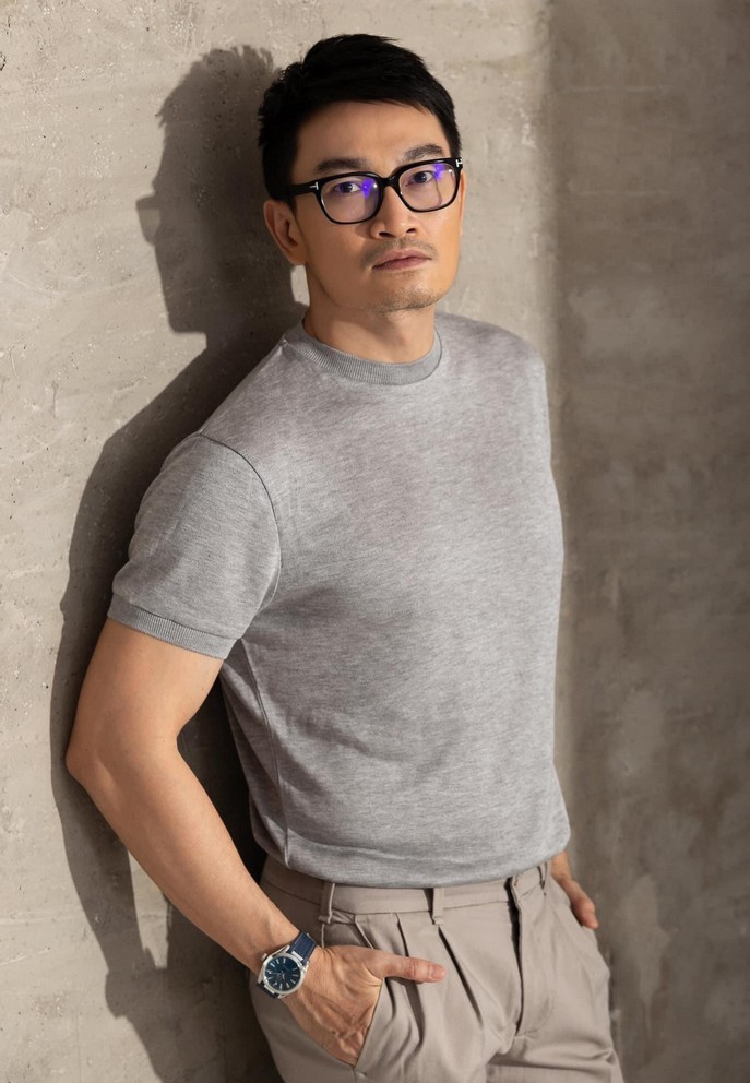 Trương Minh Quốc Thái phong độ ở tuổi U50 nhờ chăm tập thể hình.