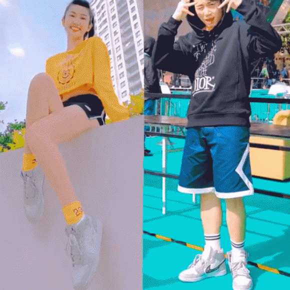 Cụ thể, khá nhiều lần, cư dân mạng phát hiện ra Karik và Thuý Ngân ăn vận đồ đôi từ nhẫn, mũ, giày tới trang phục quần áo.