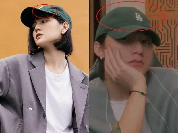 Tiếp đến, chiếc mũ từ New Era LA Dodgers màu xanh đồng điệu.