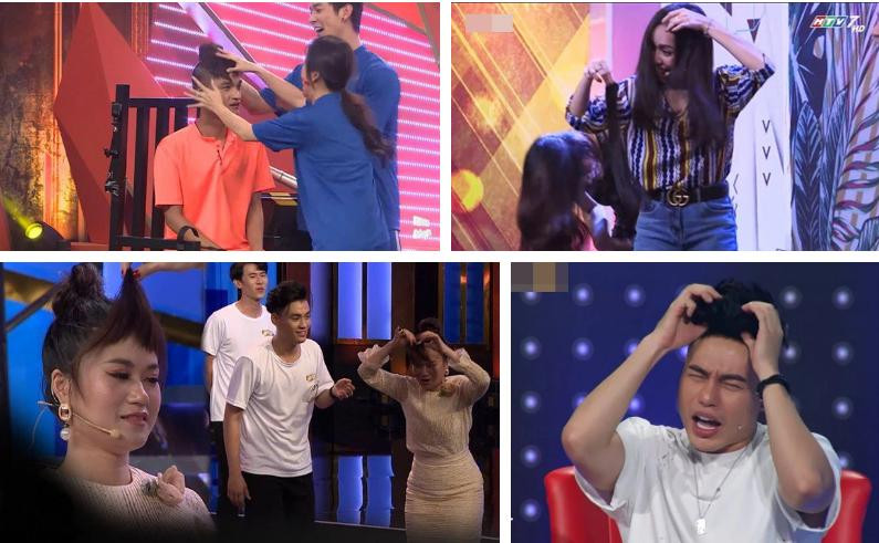 Thường xuyên sử dụng tóc giả, tóc nối để thay đổi phong cách nên các sao Việt gặp sự cố lộ tóc thế này như cơm bữa.