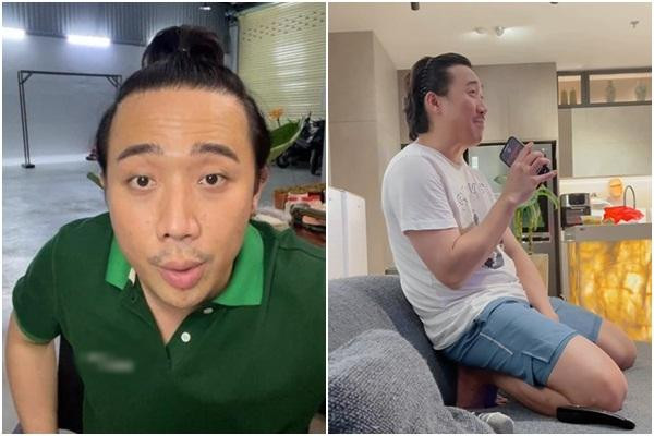 Nam MC đã nuôi tóc và để râu trong suốt mấy tháng TPHCM giãn cách.