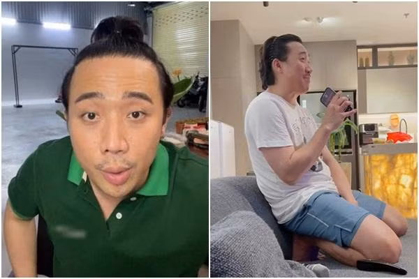 Nam MC đã nuôi tóc và để râu trong suốt mấy tháng TPHCM giãn cách.