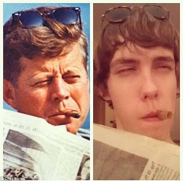 ...và cựu Tổng thống điển trai John F Kennedy.