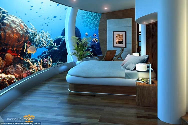 Tại mỗi căn phòng đều có thể thưởng thức quang cảnh hải dương.