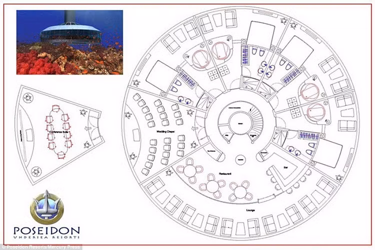 Khách sạn còn có sân tennis, sân golf, khu thẩm mỹ...