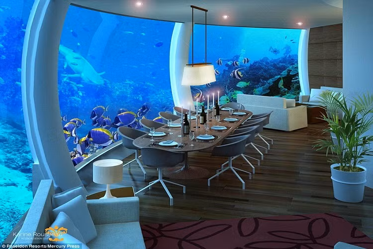 Thực khách có thể vừa ăn vừa ngắm cảnh