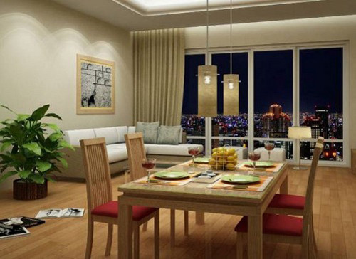 Căn hộ chung cư được thiết kế với nội thất nhập khẩu, sử dụng nhiều vật liệu tư nhiên và chú trọng tới xu hướng thời trang.