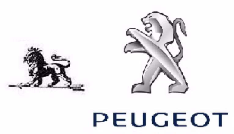 9. Peugeot (năm sử dụng logo lần đầu tiên: 1850, năm công ty thành lập: 1810, doanh thu công ty mẹ: 54,1 tỷ USD, lĩnh vực: máy móc tự động). Justin Blazer, một nhà chạm khắc đã thiết kế logo cho nhãn hiệu Peugeot vào năm 1847. Logo khắc họa hình ảnh con sư tử đứng trên một chiếc mũi tên. Tuy nhiên, nó đã được thay đổi nhiều lần, ví dụ như mũi tên bị xóa bỏ, tư thế của sư tử bị thay đổi. Thậm chí, công ty cũng trải qua nhiều sự thay đổi lớn. Trước đó, Peugeot là một công ty sản xuất thép. Trước khi trở thành một trong những nhà sản xuất ô tô lớn nhất thế giới, Peugeot từng hoạt động trong thị trường xe đạp.
