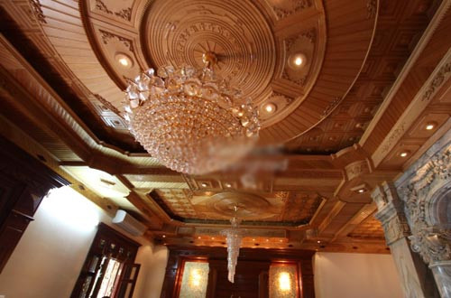 Có thể nhận thấy toàn bộ nội thất được làm bằng gỗ đã tạo nên một thể thống nhất hoàn mỹ cho ngôi biêt thự này. Ảnh: kientrucac