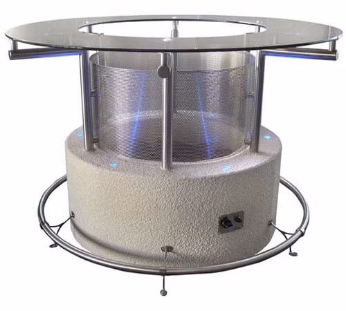 Cal Flame G5000 là lò sưởi tích hợp bàn cocktail. Đây là sản phẩm dành cho những người muốn thưởng thức đồ uống trong lúc quây quần ấm áp. Mặt bàn được làm bằng kính công nghiệp. Hệ thống sưởi đặt chính giữa trung tâm, tỏa hơi ấm ra mọi vị trí ngồi. Cal Flame G5000 có thể là lựa chọn lý tưởng cho những bữa tiệc của chủ nhân. Hiện lò sưởi này có giá khoảng 6.900 USD.