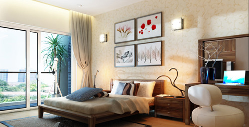 Căn hộ chung cư ở đây được thiết kế rất sang trọng và hiện đại với diện tích từ 130 đến gần 200 m2.