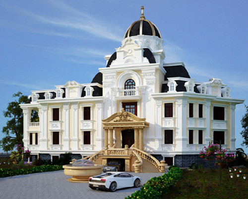  Tòa dinh thự nổi bật với lối kiến trúc tân cổ điển châu Âu qua lăng kính thẩm mỹ và văn hóa Pháp. Tuy nhiên, vì được xây dựng trong không gian sống của người Việt nên nó đã mang một bản sắc mới, đầy ắp hơi thở dân tộc và thời đại mà vẫn không mất đi những tinh hoa vốn có của dòng kiến trúc kiểu cung điện uy nghi bậc nhất.