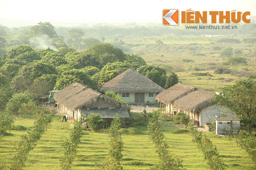 Khu giải trí ven bờ sông Hồng được đầu tư bài bản, thiên nhiên trong lành và thoáng mát dành cho các đại gia.