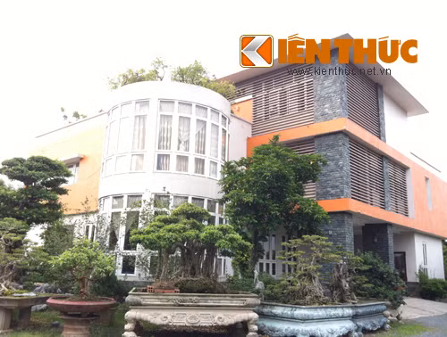 Cơ ngơi của đại gia nổi tiếng nhất Vĩnh Phúc này là khu vườn sinh thái nằm ngay trung tâm thành phố Vĩnh Yên. Khu vườn rộng 15 ha với 5 ha đất trồng và 10 ha mặt nước được ông thuê lại của thành phố.