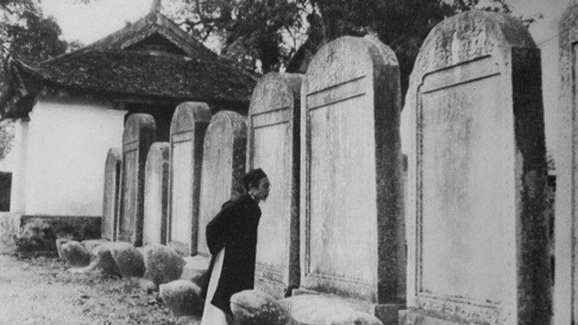 Bia tiến sĩ tại Văn Miếu - Quốc Tử Giám.