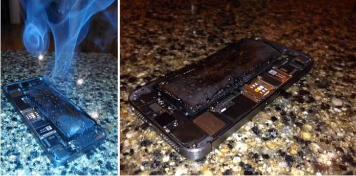 Người này cũng cho biết, chiếc iPhone của mình không hề bị mở ra, không trong tình trạng đang sạc hay có bất cứ thiệt hại vật lý nào trước khi xảy ra vụ việc.