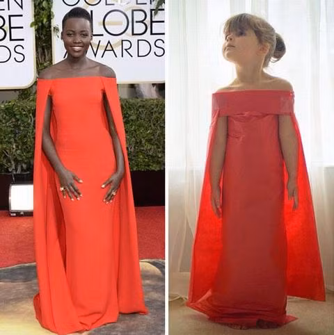 Angie chia sẻ: "Thực tế, con bé chỉ mặc chúng khoảng 5 - 10 phút mỗi bộ mà thôi. Nhưng với tôi điều đó không quan trọng. Quan trọng là con bé cảm thấy vui và với tôi, được chứng kiến con gái ngày một lớn khôn, xinh đẹp mới là điều hạnh phúc nhất".