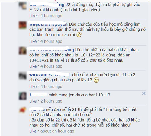 Bài 1 trong đề Toán gây nhiều tranh cãi nhất.