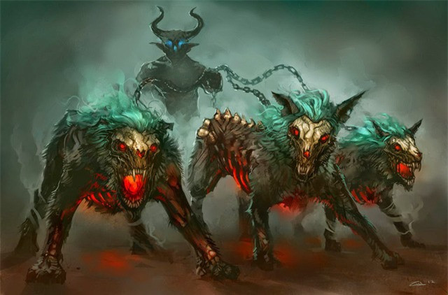 Điều chưa biết về chó quỷ ba đầu, sinh vật canh cổng địa ngục Dieu chua biet ve cho quy ba dau, sinh vat canh cong dia nguc