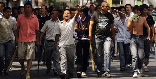 Một cuộc bạo loạn ở Tân Cương. (Ảnh minh họa)