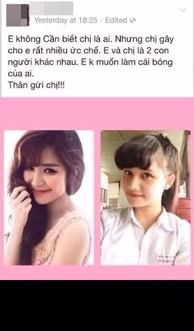 Một số nữ sinh lại "tự sướng", so sánh sắc đẹp với các sao, người nổi tiếng vì nhận thấy những cơ sở có sẵn. Như trường hợp của nữ sinh có tên L.P, cô nàng từng tự nhận mình là bản sao của ca sĩ Bích Phương và cũng gây nên nhiều tranh cãi trên mạng. Tuy nhiên, sau đó, L.P đã đính chính lại rằng status "tự sướng" trên trang cá nhân của cô chỉ là một trò trêu đùa của bạn bè.