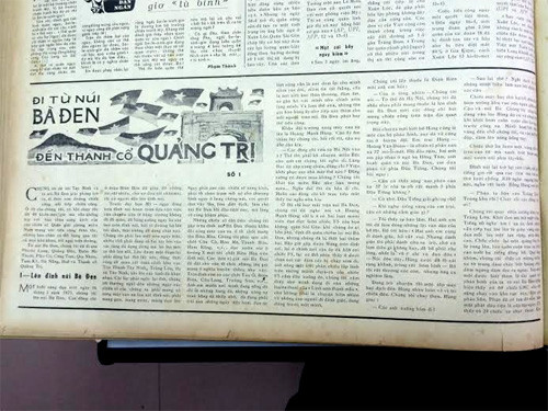 Loạt ký sự chân trang do Tổng biên tập Báo QĐND dẫn đầu nhóm phóng viên đi vào chiến trường thực hiện.