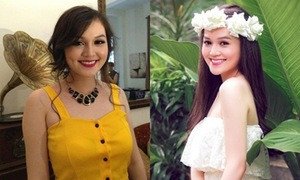 Nhan sắc trước và sau giảm cân của hot girl Hye Trần.