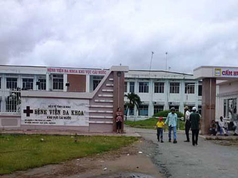 Bệnh viện đa khoa Khu vực huyện Cái Nước.