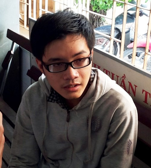 Trần Nhật Duy tại cơ quan điều tra. Ảnh: X.Ngọc