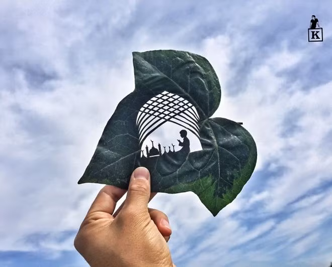 Chàng họa sĩ tài năng cho hay cuộc đời của những chiếc lá khá mong manh. Vì thế, anh đã tạo ra cho chúng cuộc sống thứ hai bằng cách vẽ lên các câu chuyện thú vị.